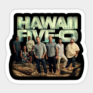 Hawaii Five-O Cast Sticker